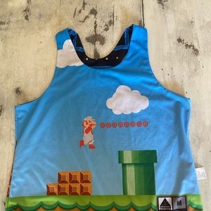 Mario Bros & Pac-Man reversible tank top